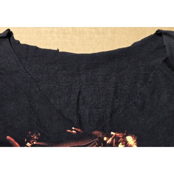 VTG Aerosmith Shirt 9 Lives World Tour Rock Band M Double Sided 90s READ NOTES - Picture 9 of 11